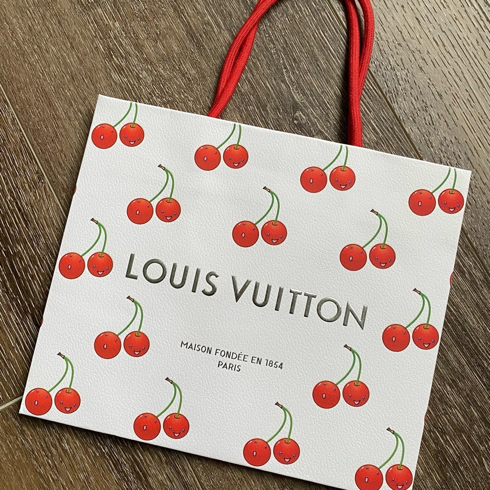 Louis Vuitton Takashi Murakami Cherry Paper Bag - Picture 2 of 2